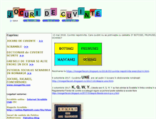 Tablet Screenshot of jocuridecuvinte.eu